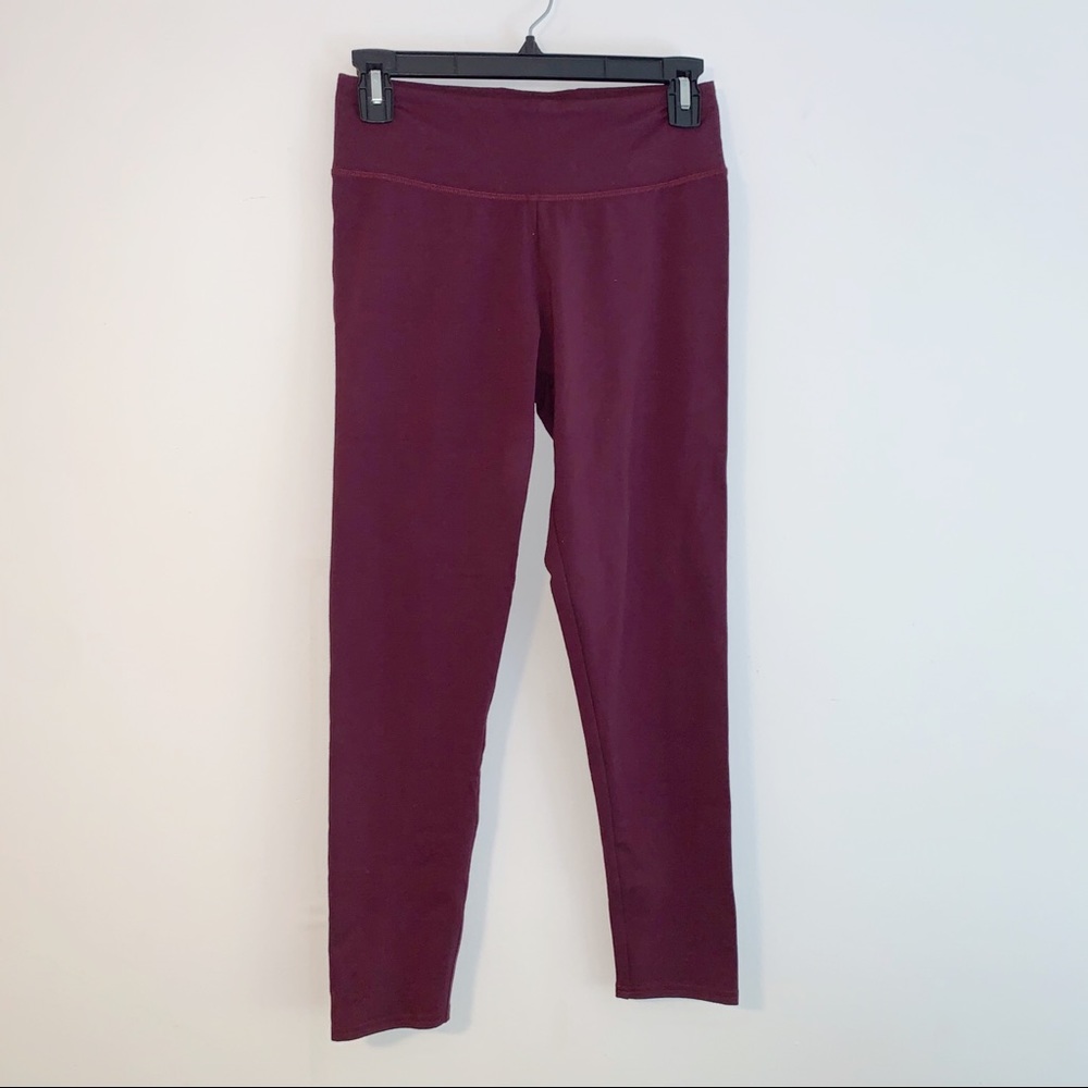 Aerie maroon leggings - short